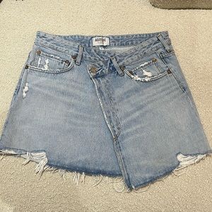 Agolde Crisscross Skirt